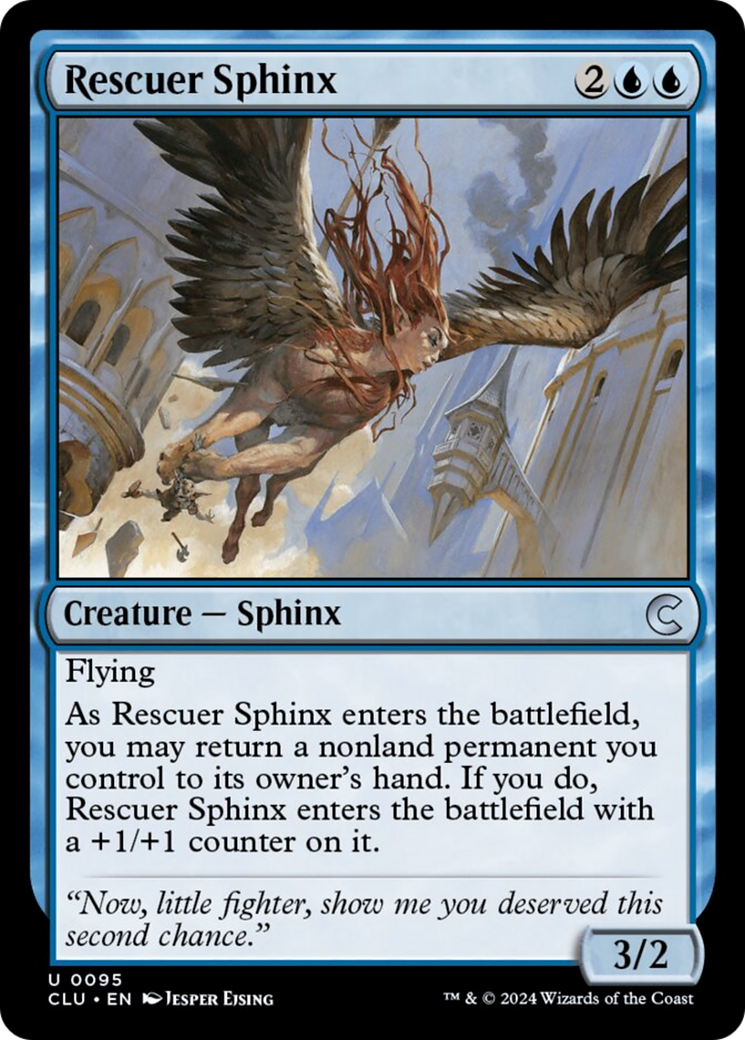 Rescuer Sphinx [Ravnica: Clue Edition] | Mindsight Gaming