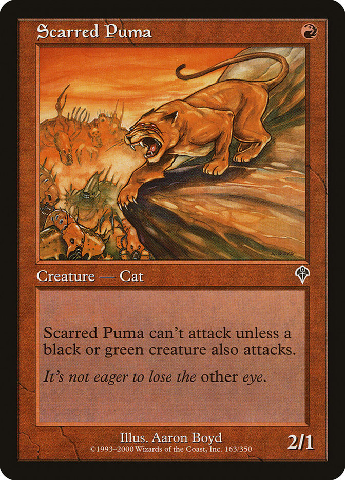 Scarred Puma [Invasion] | Mindsight Gaming