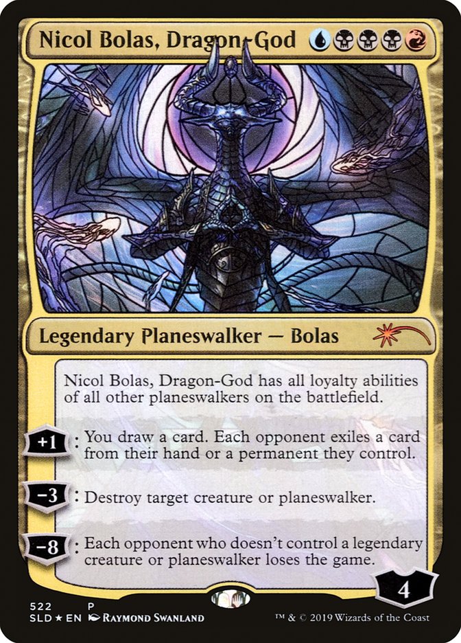 Nicol Bolas, Dragon-God (Stained Glass) [Secret Lair Drop Promos] | Mindsight Gaming