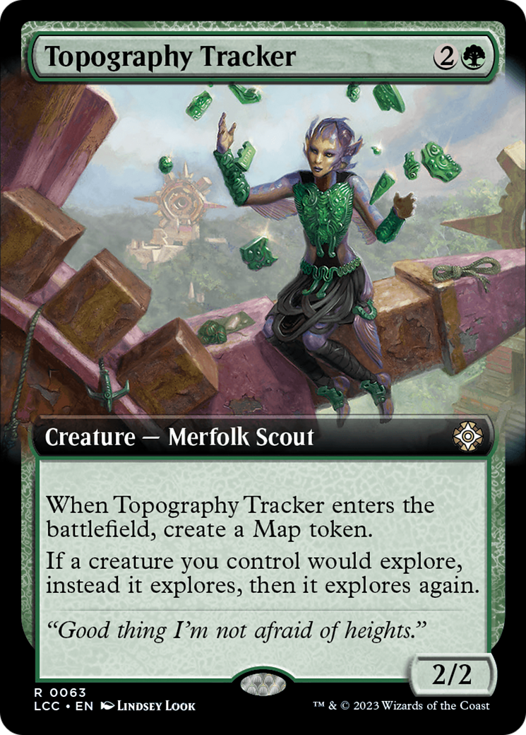 Topography Tracker (Extended Art) [The Lost Caverns of Ixalan Commander] | Mindsight Gaming