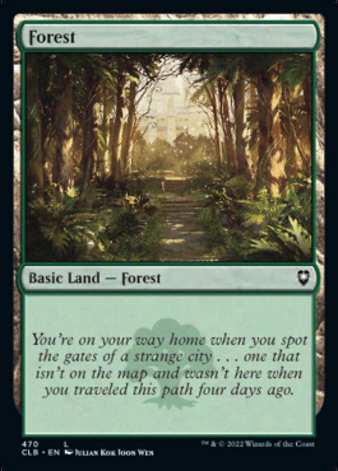 Forest (470) [Commander Legends: Battle for Baldur's Gate] | Mindsight Gaming