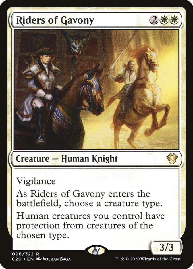Riders of Gavony [Commander 2020] | Mindsight Gaming
