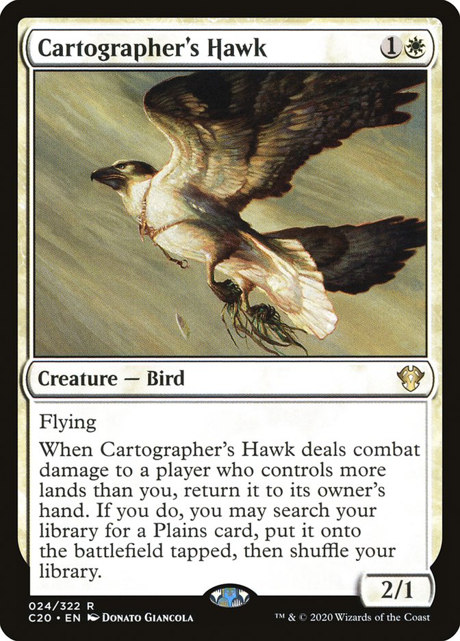 Cartographer's Hawk [Commander 2020] | Mindsight Gaming