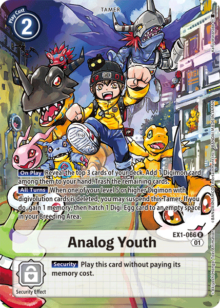 Analog Youth [EX1-066] (Alternate Art) [Classic Collection] | Mindsight Gaming