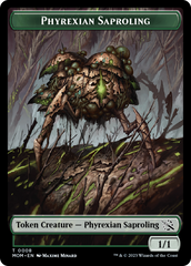First Mate Ragavan // Phyrexian Saproling Double-Sided Token [March of the Machine Tokens] | Mindsight Gaming