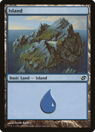 Island (31) [Duel Decks: Jace vs. Chandra] | Mindsight Gaming