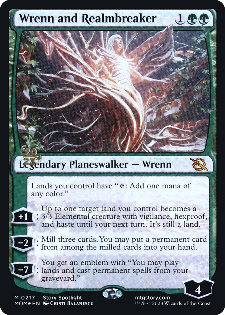 Wrenn and Realmbreaker [March of the Machine Prerelease Promos] | Mindsight Gaming