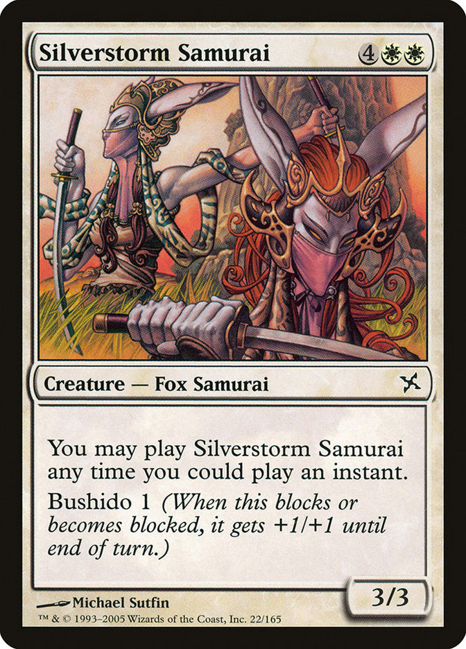 Silverstorm Samurai [Betrayers of Kamigawa] | Mindsight Gaming