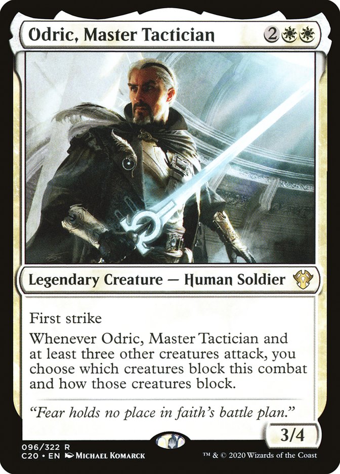 Odric, Master Tactician [Commander 2020] | Mindsight Gaming