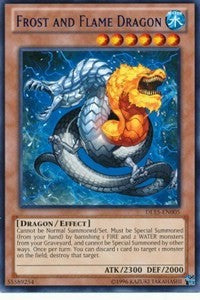 Frost and Flame Dragon (Blue) [DL15-EN005] Rare | Mindsight Gaming