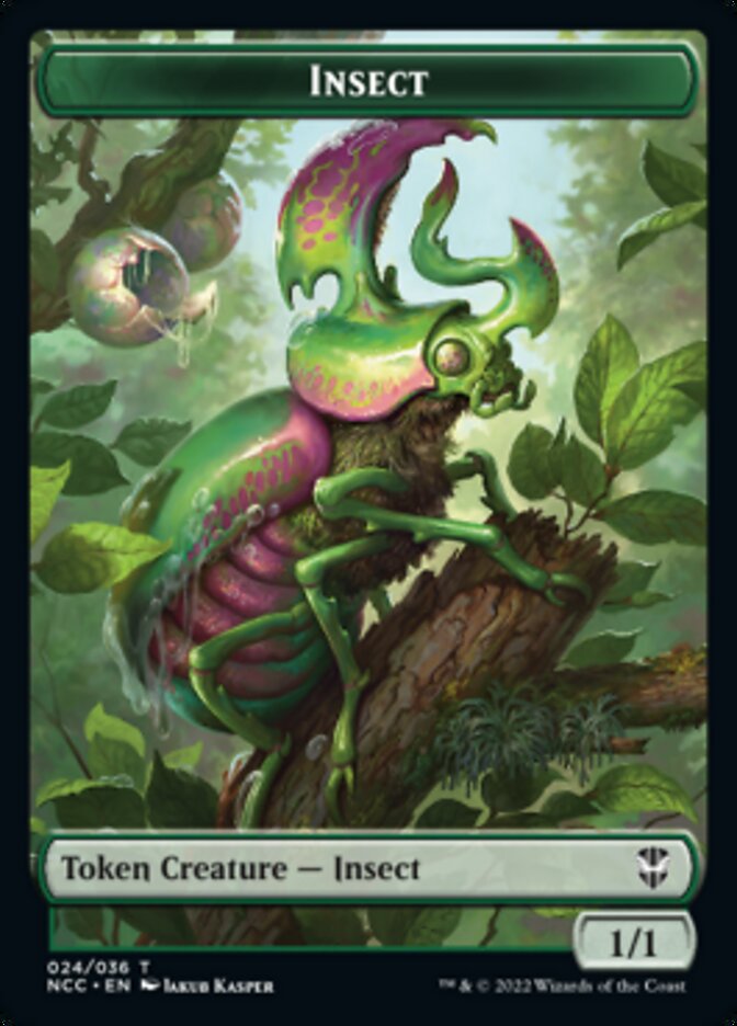 Ogre // Insect Double-sided Token [Streets of New Capenna Commander Tokens] | Mindsight Gaming