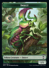 Ogre // Insect Double-sided Token [Streets of New Capenna Commander Tokens] | Mindsight Gaming