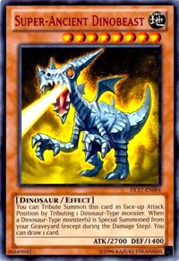 Super-Ancient Dinobeast (Red) [DL17-EN004] Rare | Mindsight Gaming