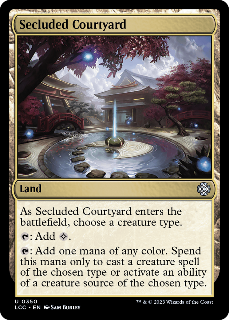 Secluded Courtyard [The Lost Caverns of Ixalan Commander] | Mindsight Gaming