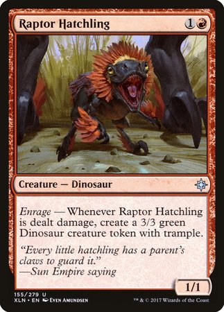 Raptor Hatchling [Ixalan] | Mindsight Gaming