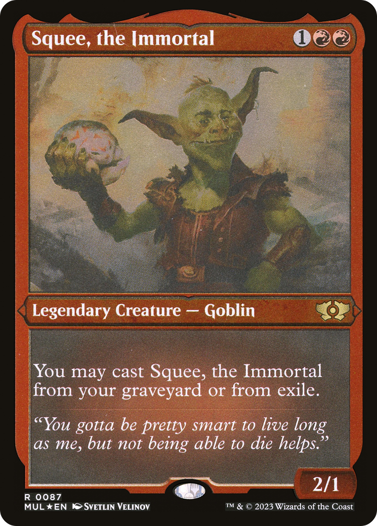 Squee, the Immortal (Foil Etched) [Multiverse Legends] | Mindsight Gaming