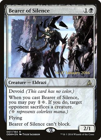 Bearer of Silence [Oath of the Gatewatch Promos] | Mindsight Gaming