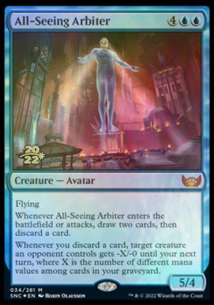 All-Seeing Arbiter [Streets of New Capenna Prerelease Promos] | Mindsight Gaming