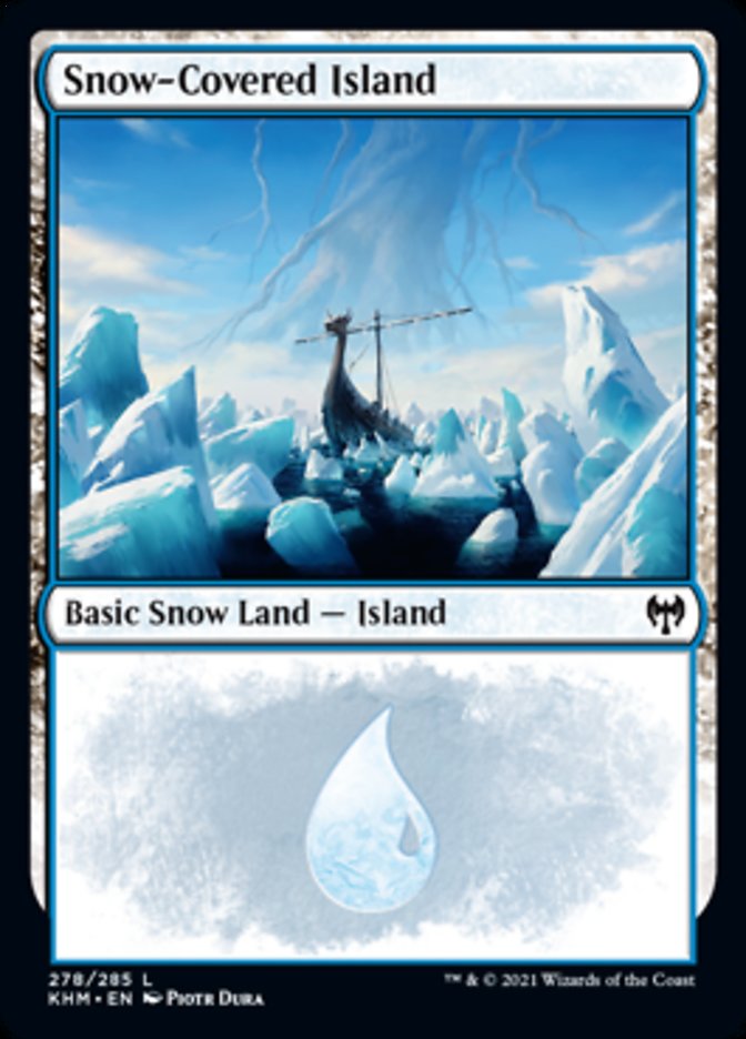 Snow-Covered Island (278) [Kaldheim] | Mindsight Gaming