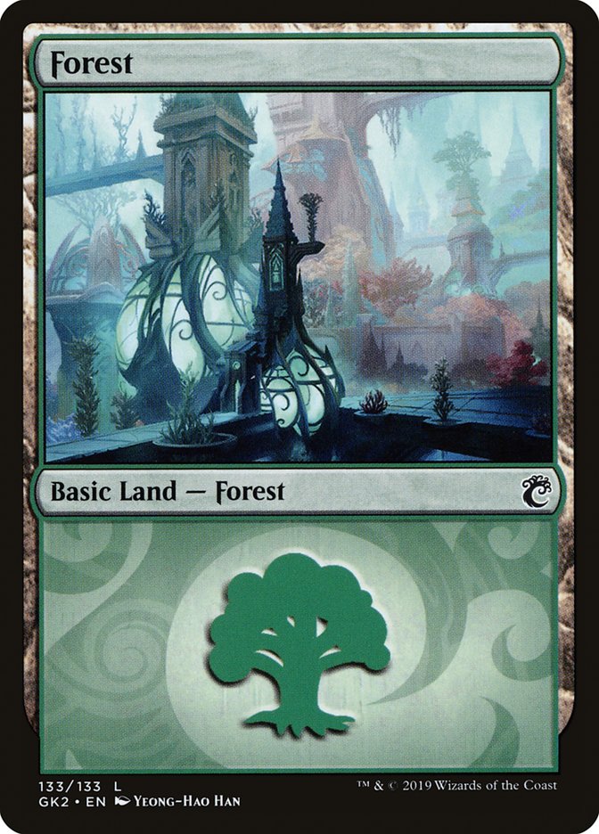 Forest (133) [Ravnica Allegiance Guild Kit] | Mindsight Gaming