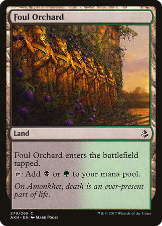 Foul Orchard [Amonkhet] | Mindsight Gaming