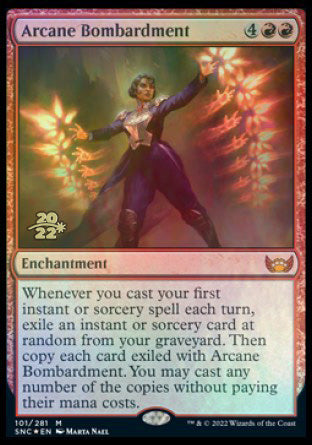 Arcane Bombardment [Streets of New Capenna Prerelease Promos] | Mindsight Gaming