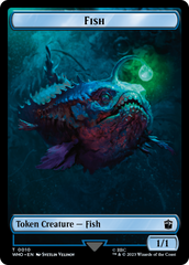 Fish // Clue (0021) Double-Sided Token [Doctor Who Tokens] | Mindsight Gaming