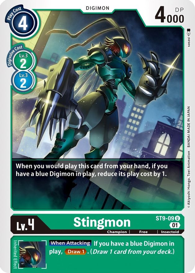 Stingmon [ST9-09] [Starter Deck: Ultimate Ancient Dragon] | Mindsight Gaming