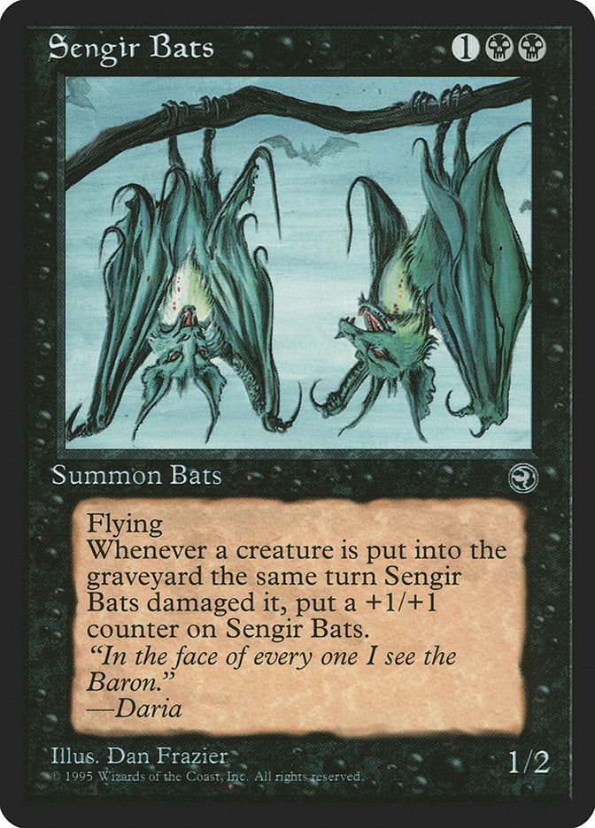 Sengir Bats (Daria Flavor Text) [Homelands] | Mindsight Gaming