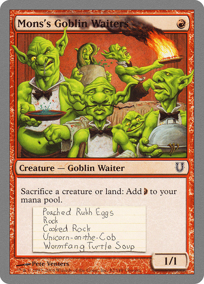 Mons's Goblin Waiters [Unhinged] | Mindsight Gaming