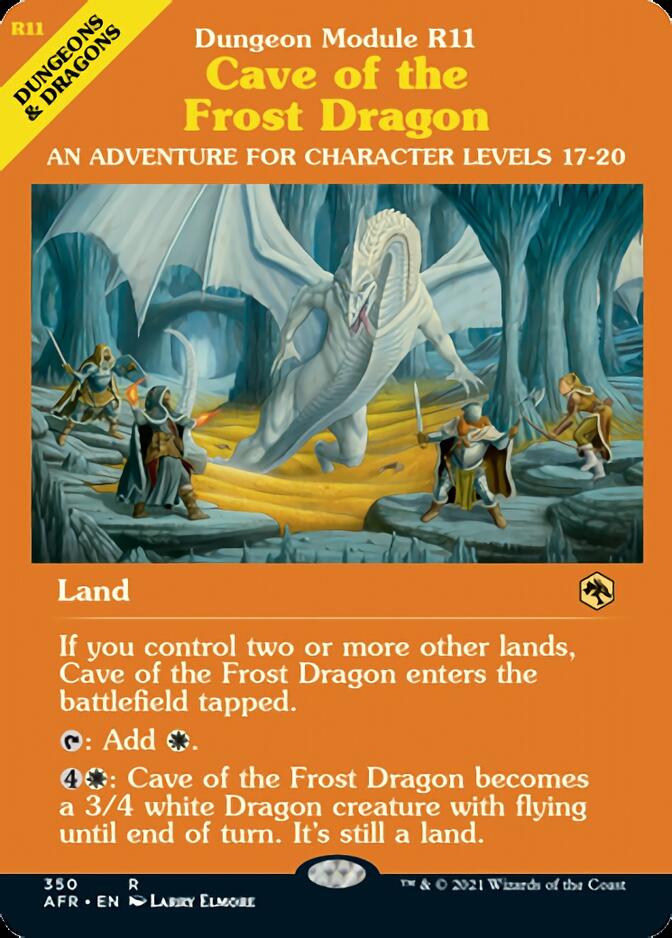 Cave of the Frost Dragon (Dungeon Module) [Dungeons & Dragons: Adventures in the Forgotten Realms] | Mindsight Gaming