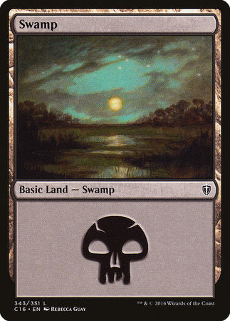 Swamp (343) [Commander 2016] | Mindsight Gaming
