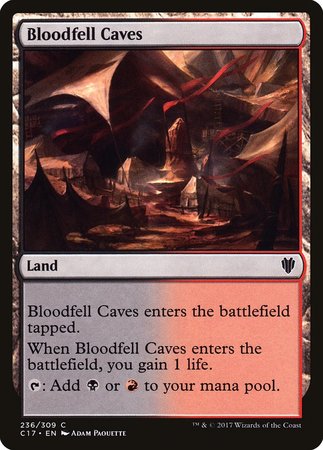 Bloodfell Caves [Commander 2017] | Mindsight Gaming
