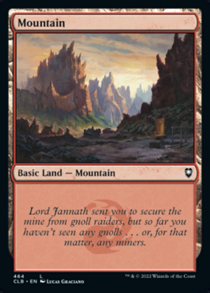 Mountain (464) [Commander Legends: Battle for Baldur's Gate] | Mindsight Gaming