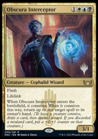 Obscura Interceptor (Promo Pack) [Streets of New Capenna Promos] | Mindsight Gaming