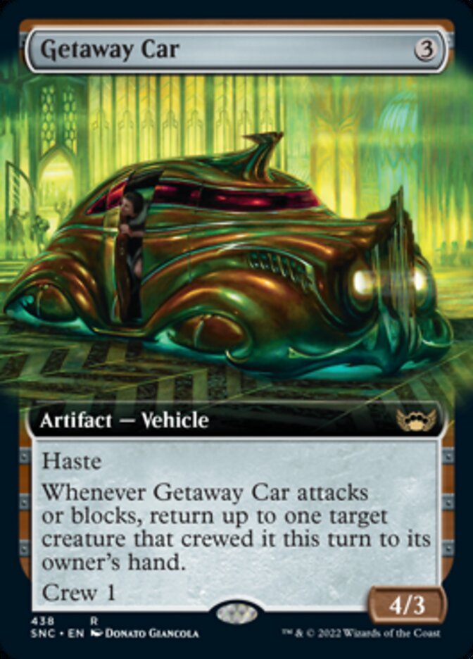 Getaway Car (Extended Art) [Streets of New Capenna] | Mindsight Gaming