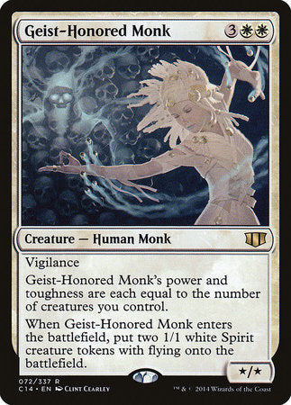 Geist-Honored Monk [Commander 2014] | Mindsight Gaming