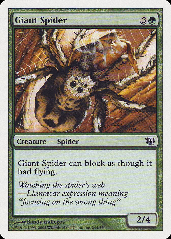 Giant Spider [Ninth Edition] | Mindsight Gaming