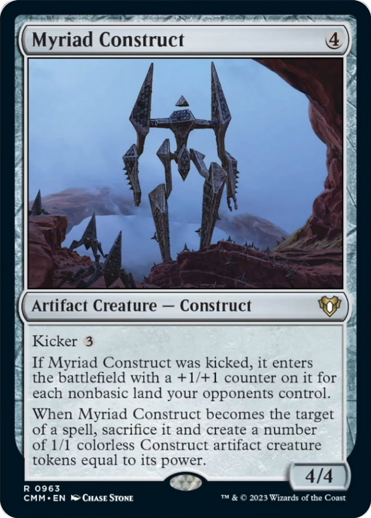 Myriad Construct [Commander Masters] | Mindsight Gaming