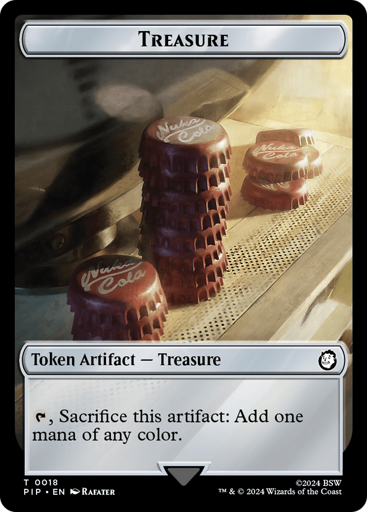 Treasure (0018) // Copy Double-Sided Token [Fallout Tokens] | Mindsight Gaming