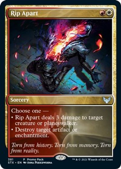 Rip Apart (Promo Pack) [Strixhaven: School of Mages] | Mindsight Gaming