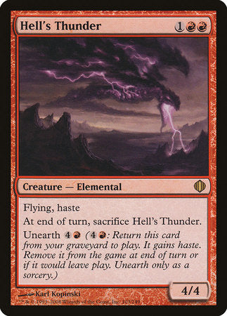 Hell's Thunder [Shards of Alara] | Mindsight Gaming