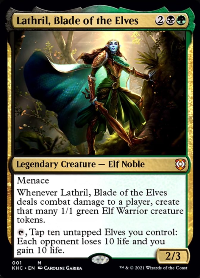 Lathril, Blade of the Elves [Kaldheim Commander] | Mindsight Gaming