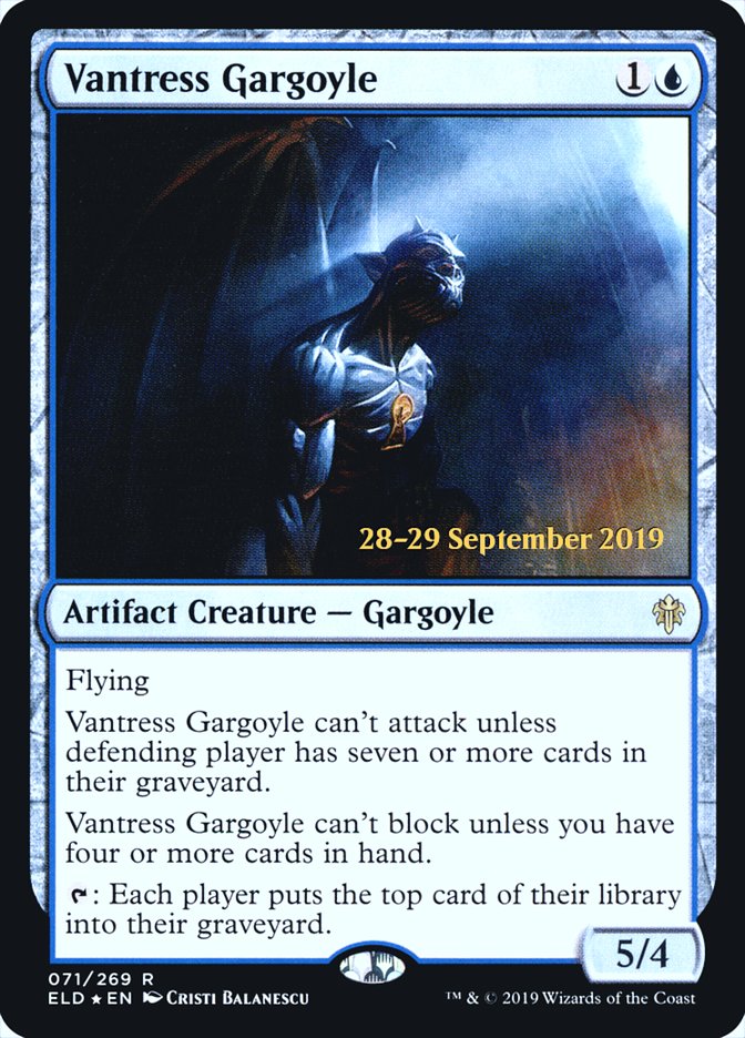Vantress Gargoyle  [Throne of Eldraine Prerelease Promos] | Mindsight Gaming