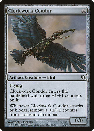 Clockwork Condor [Duel Decks: Elspeth vs. Tezzeret] | Mindsight Gaming