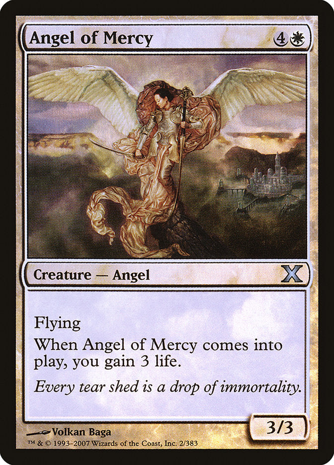 Angel of Mercy (Premium Foil) [Tenth Edition] | Mindsight Gaming