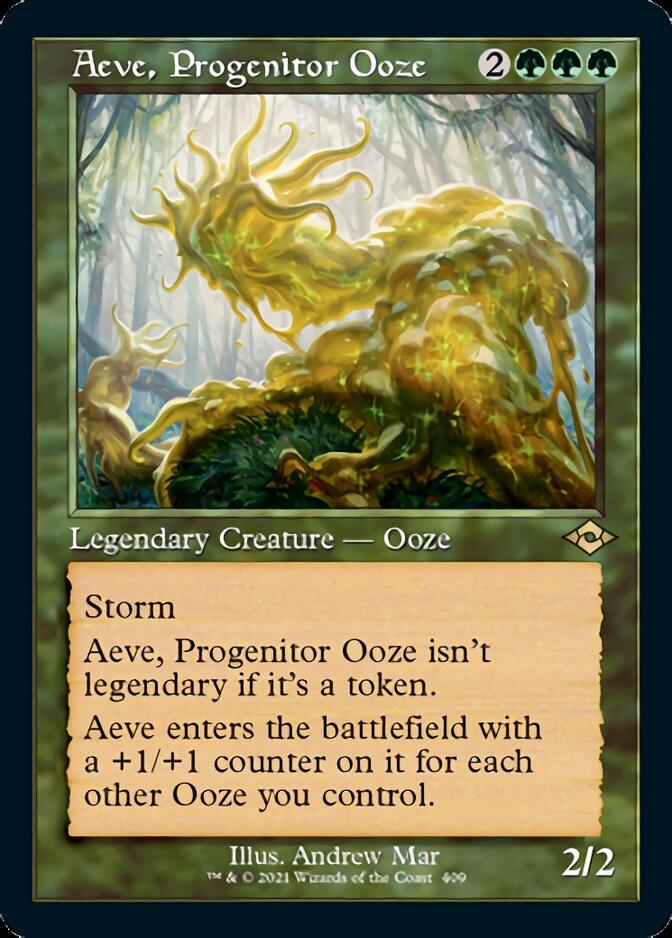 Aeve, Progenitor Ooze (Retro Foil Etched) [Modern Horizons 2] | Mindsight Gaming