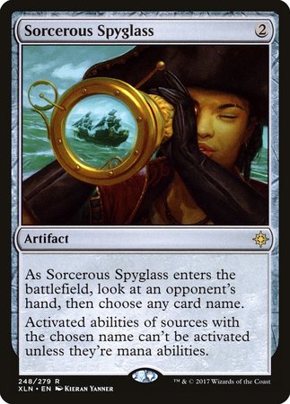 Sorcerous Spyglass [Ixalan] | Mindsight Gaming