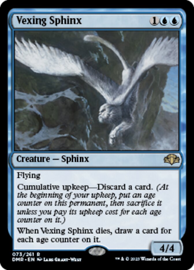 Vexing Sphinx [Dominaria Remastered] | Mindsight Gaming