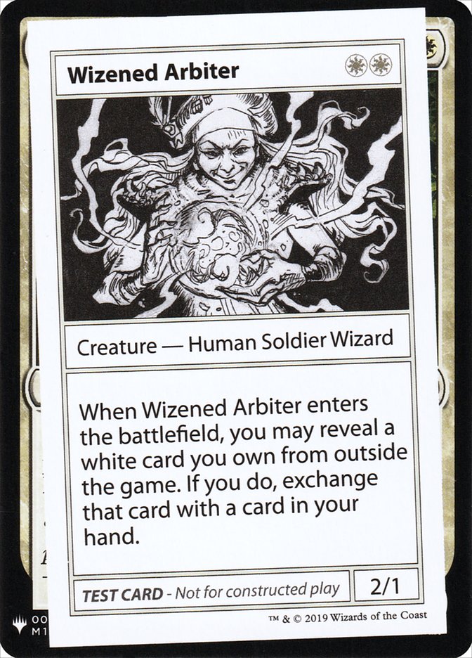 Wizened Arbiter [Mystery Booster Playtest Cards] | Mindsight Gaming